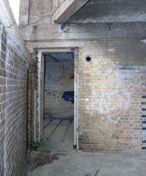 Brick built blockhouse